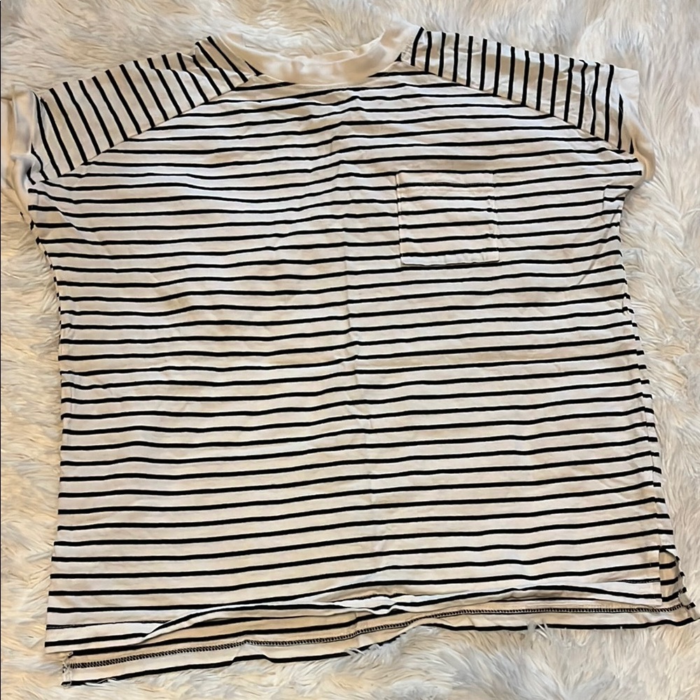 Striped Black and White T-Shirt Women’s